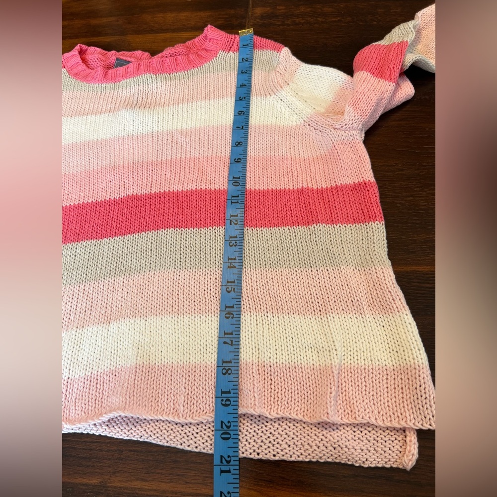 Wooden Ships Paola Buendia NWT Flower Market Cotton Crew Sweater Women’s XS pink - Picture 9 of 10
